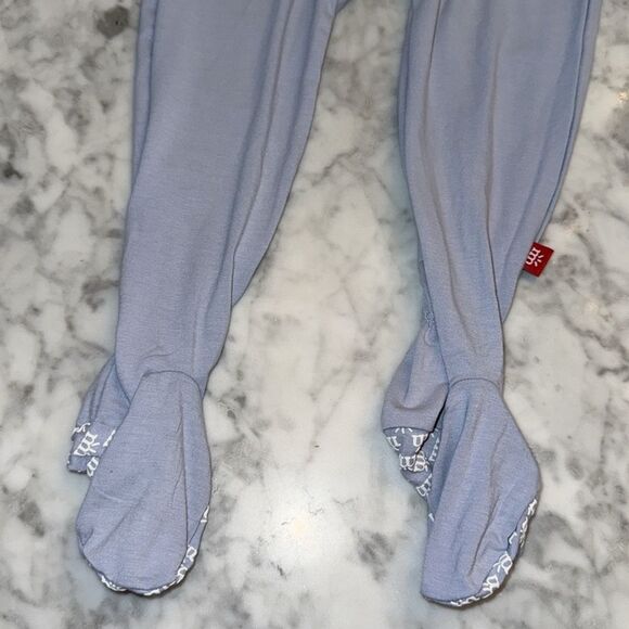 NWT Magnetic Me Modal Right Fit Light Blue Footie - Picture 6 of 6